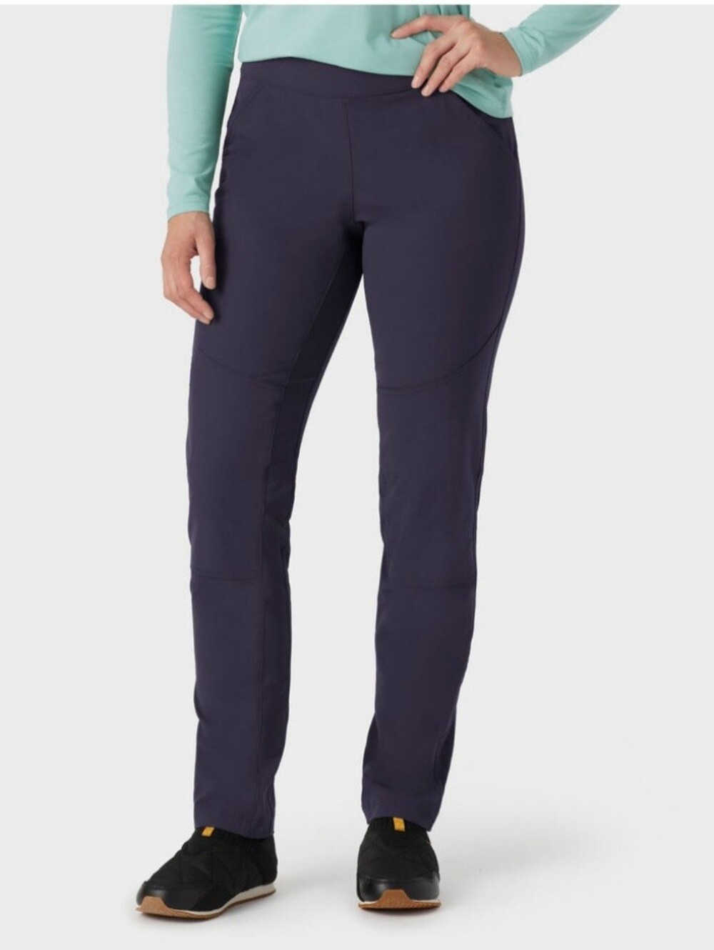 Duluth Trading Co Flexpedition Pull-On Slim Leg Pants Night Sky Navy Size 10